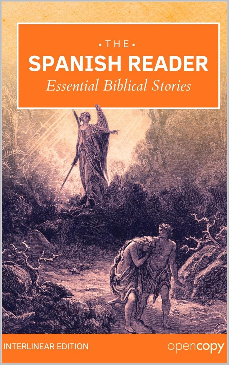 Cover of Spanish Reader (Essential Bible Stories), an interlinear Spanish–English edition